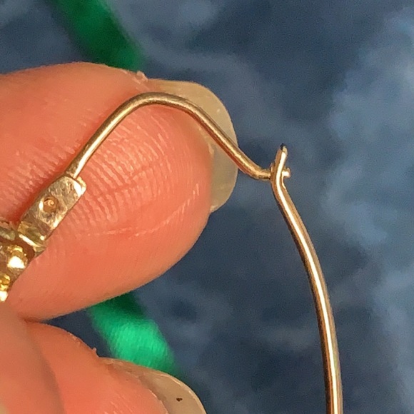 ❌SOLD❌Kay 14K Earrings Hoops 🌷 - Picture 7 of 13